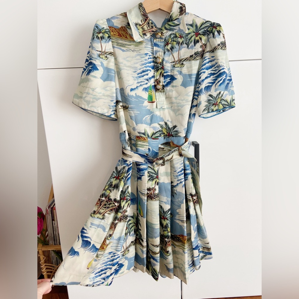 Zara size 8 girls dress. Hawaiian, tropical. Excellent condition.